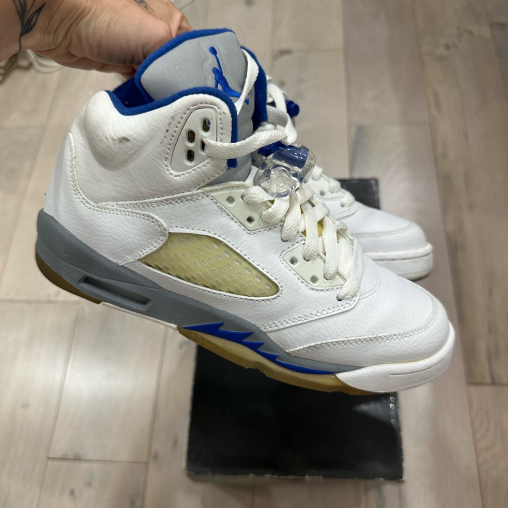 Air Jordan 5 Retro Stealth Greys" sz 5